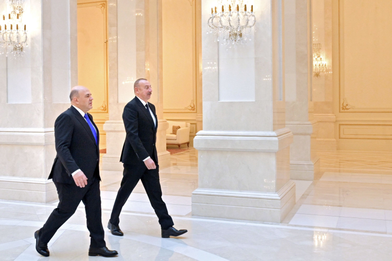 Михаил Мишустин обсудил двусторонние отношения с президентом Азербайджана Ильхамом Алиевым