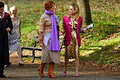 Наряд Сары Джессики Паркер на съемках сериала назвали клоунским в сети