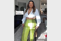 Полная блогерша показала жировые складки в облегающей одежде назло хейтерам