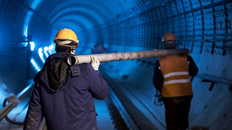 В Москве на Кольцевой линии метро начали строить новую станцию